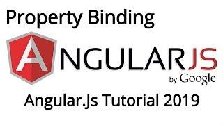 Angular 8 Property Binding - AngularJs Tutorial 03 - AngularJs 8 Tutorial for Beginners