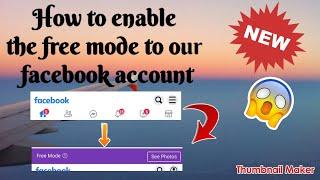 How to enable the free mode to our facebook account?| Angela PH