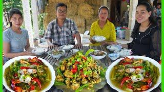 A small local market, But enough organic food, and back to cooking at home for lunch.