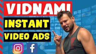 Vidnami Instant Video Ads - How to Create Video Ads for Facebook Easily