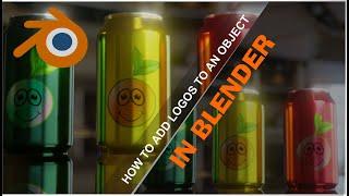 How to add a logo/label to any model | Blender 2.93