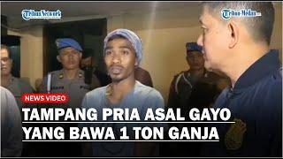 Tampang Pria Asal Gayo Lues yang Bawa 1 Ton Ganja dan Ditangkap di Simpang Pos Medan