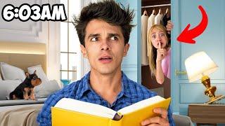 My Daughter Sneaks Inside Brent Rivera's House... *BAD IDEA*