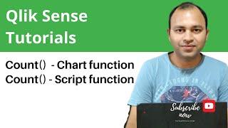 Qlik Sense Tutorial | Qlik Sense Script and Chart Function - Count() Function