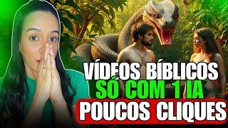 Como fazer Seu Primeiro VÍDEO BÍBLICO 100% com IA (Passo a passo Completo)