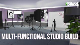 I Made a Functional Photography Studio in The Sims 4 !