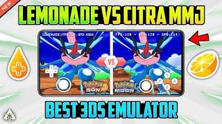  LEMONADE 3DS EMULATOR VS CITRA MMJ ANDROID | BEST 3DS EMULATOR IN 2024