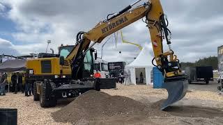 Hydrema MX17 G-Series wheeled excavator Maxpo 2022