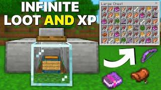 THE EASIEST AFK FISH FARM in Minecraft Bedrock 1.21!