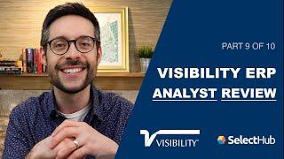 SelectHub Analyst Review | Ultimate Visibility ERP Review 2025 [9/10]