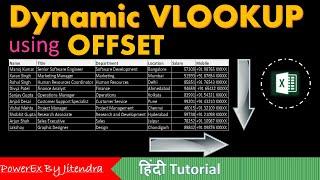 Dynamic VLOOKUP Explained: Using OFFSET in Excel