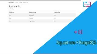 Tips -#01 | ASP.NET CORE MVC  Connect to Database ( PostgreSQL )