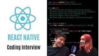 React Native Mock Interview with a Senior Software Engineer