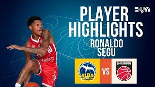  Scoring, Passing, Defending Ronaldo Segu Highlights vs. ALBA BERLIN |easyCredit BBL|Dyn Basketball