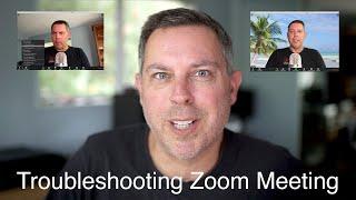 Zoom meeting software tutorial and troubleshooting guide for video conferencing