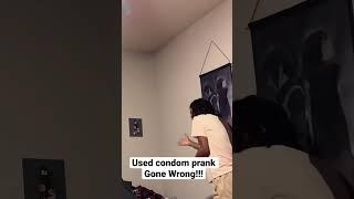 Used condom prank Gone Wrong#roadto1k #fyp #viral #prank