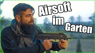 Im GARTEN Airsoft schießen / spielen legal? Softair Deutsch