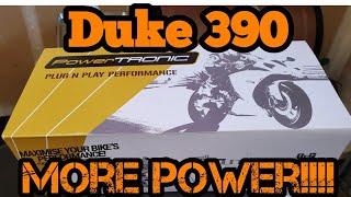 Duke 390 Powertronics ECU Install and Review!- Quarantine build.