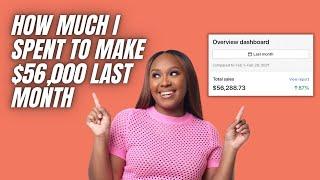 How my  boutique made $50,000 in a month | The Expenses, The Tools & All