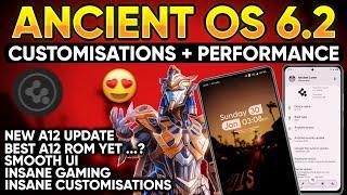 Ancient OS 6.2 Mi 11x Poco F3 Insane Gaming Performance + Insane Customisations 