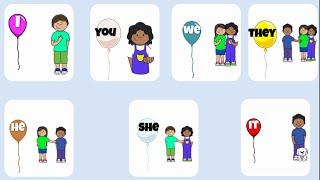 I, you, we, they, he, she, it |  Subject Pronouns for kids| English Grammar