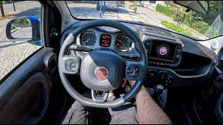 NEW Fiat Panda III Cross 4 2023 [1.0 Hybrid 70HP] |0-100| POV Test Drive #1809 Joe Black