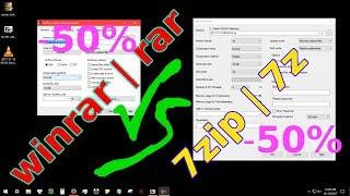 [Small Test] What is better 7-zip or WinRAR | 7z or rar