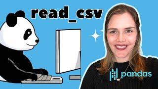 Python pandas read_csv // Load a CSV into pandas from a file or URL // index_col, na_values, nrows