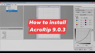 How to Install Acrorip with USB Dongle - DTF (Direct To Film) Software