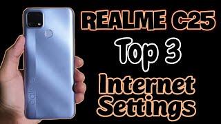 Realme C25, C25s and Other Realme Internet Settings | Internet Speed,Data Usage and Unstable Network