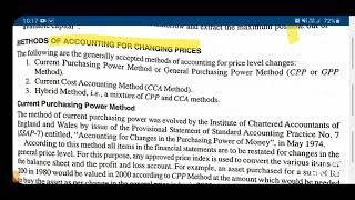 Methods of Inflation Accounting