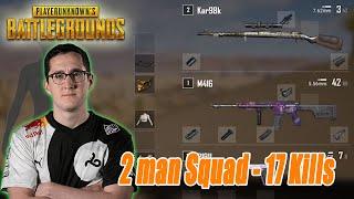 PUBG hwinn |17 Kills| 2 man squad with Ashleykan (2vs4 - Miramar)