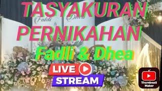 Mendo Eco . sedang live sekarang! tasakuran pernikahan Faldi & Dhea