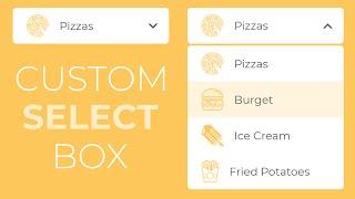 How to create the Custom Select Box using HTML CSS and Jquery -- Custom Dropdown Box