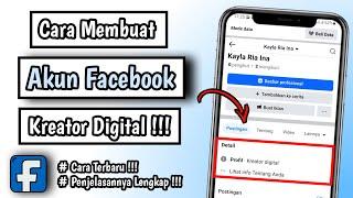 Cara Mengubah Facebook Menjadi Kreator Digital | Ubah Facebook Jadi Kreator Digital