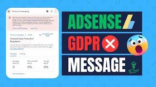 Tutorial Cara Membuat Pesan GDPR di Google Adsense