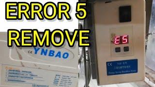 How to remove error 5 ynbao box with highlead  sewing machine in hindi urdu by gm electronics tech