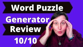 Word Puzzle Generator Review - KDP Low Content Books 10/10