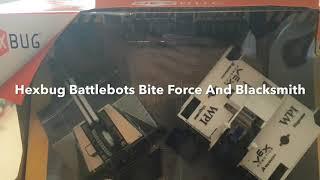 Hexbug Battlebots Bite Force And Blacksmith! (New Hexbug Battlebots)