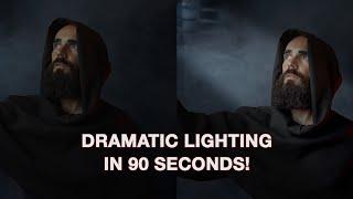 How To Create A Dramatic Light Source - Photoshop 2023
