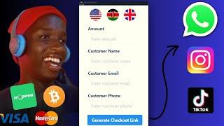 Accept Payments : How to Generate Checkout Links for MPESA and Card Payments Using Intasend API