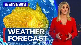 Australia Weather Update: Showers and cold conditions for country’s south | 9 News Australia