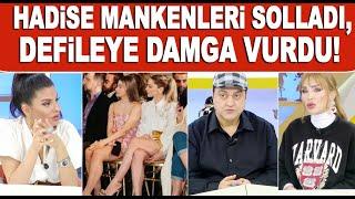 Hadise katıldığı defilede mankenleri solladı! Nişanlısı Mehmet Dinçerler...