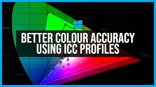 ICC PROFILE INSTALLATION GUIDE TO IMRPOVE COLOUR ACCURACY! - Windows 10 Tutorial