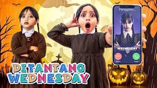 LEIKA CHALLENGE WEDNESDAY DUEL DANCE DANCING QUEEN  PARODI LEIKA & TOMPEL DITANTANG WEDNESDAY NARI