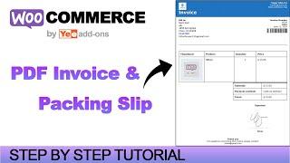 Woocommerce - PDF Invoice & Packing Slip Customizer