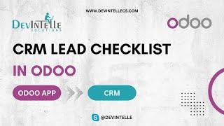 CRM lead Checklist in Odoo | #Odoo #Odootutorials