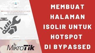 Tutorial Mikrotik Hotspot Bulanan yang di Bypassed