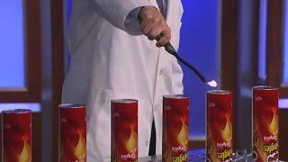 Jimmy Kimmel and Science Bob Launch Pringles Can Rockets