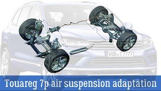 Touareg air suspension adaptation ODIS